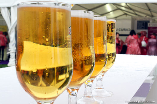 Beer at Taste of London in Regent's Park