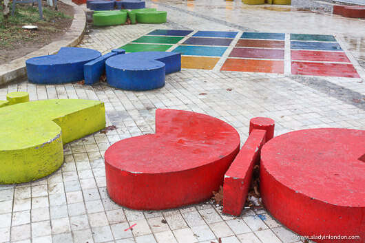 Street art in Tirana, Albania