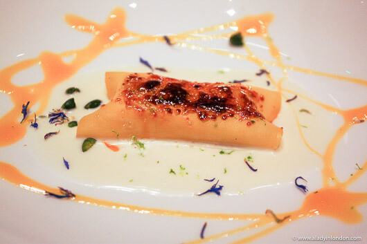 Dessert at Ametsa in London