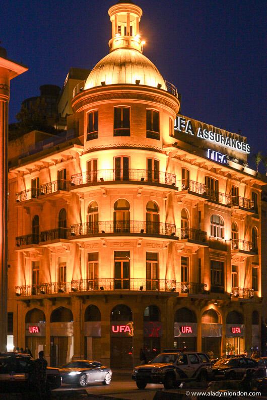 Building on Martyrs Square, Beirut, Lebanon