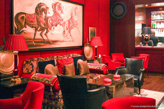 Bar at the Four Seasons Hotel in Beirut, Lebanon