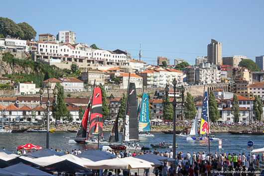Boat race in Porto, Portugal