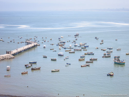 Boats in Lima, Peru