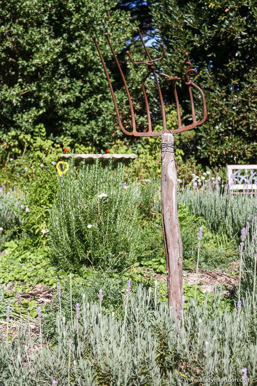 Garden at Churchill Island Heritage Farm in Australia