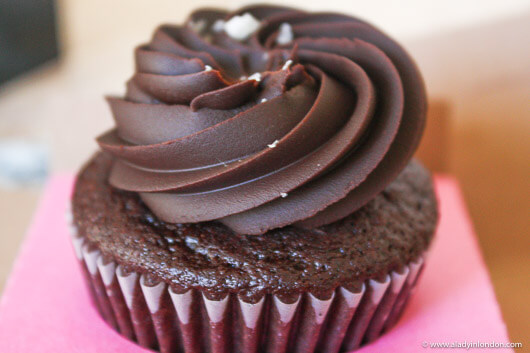 Chocolate cupcake in San Francisco
