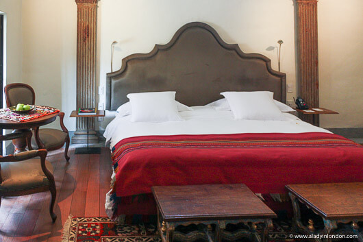 Suite at the Inkaterra La Casona hotel in Cuzco, Peru
