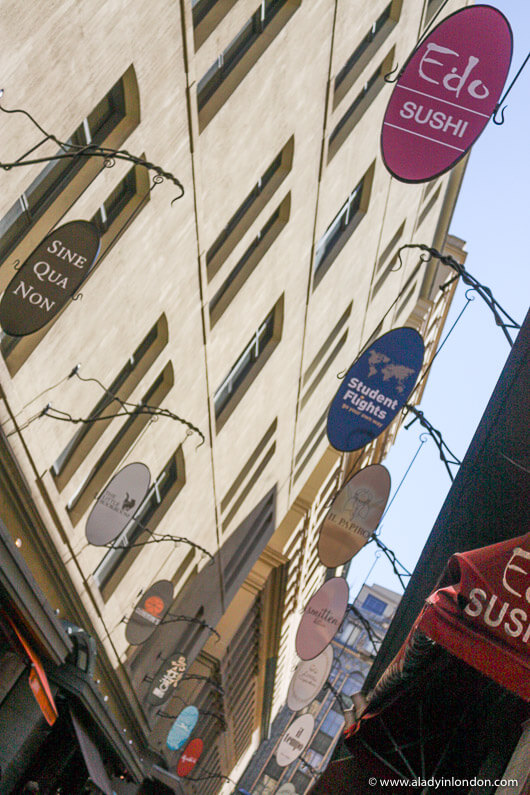 Degraves Street in Melbourne, Australia
