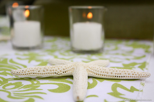 Table at a Del Mar wedding in San Diego