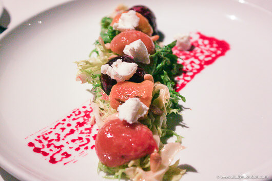 Beet Salad at The Port Restaurant in Red Wing, Minnesota