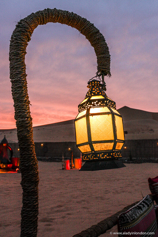 Dubai desert lantern