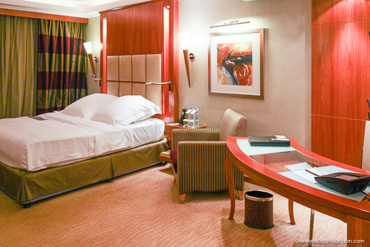 Hotel room for a one-day layover in Dubai