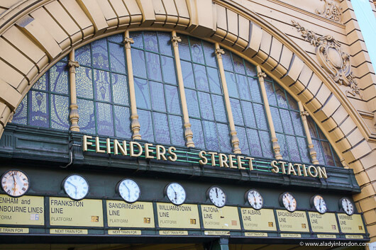 Flinders Street Station in Melbourne, Australia