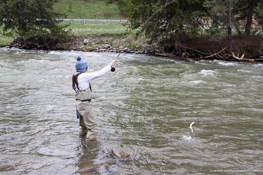Fly Fishing, Big Sky, Montana