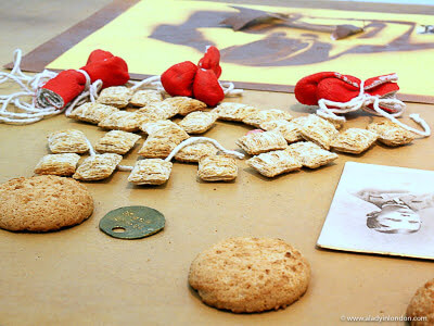Cereal sculpture at the Frieze Art Fair in London