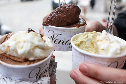 Gelato in Bologna, Italy