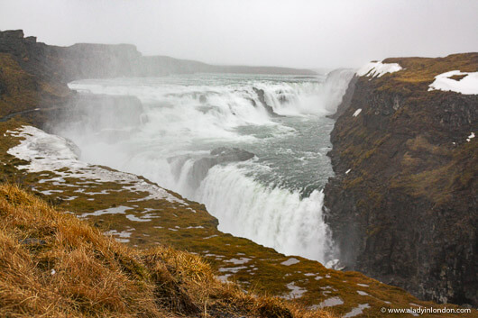 Gullfoss waterfall in Iceland