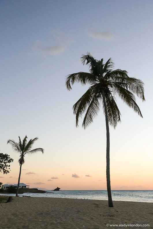 Sunset at Hawksbill Bay Beach, Antigua