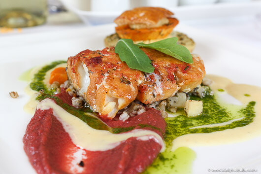 Food for lunch at Lindin Bistro restaurant in Iceland