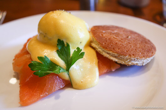 Eggs Benedict at The Kensington Hotel
