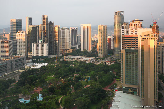 View of the Kuala Lumpur Skyline