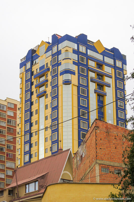Building in La Paz, Bolivia