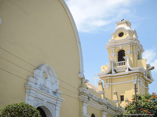 Church in Barranco in Lima, Peru