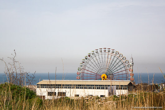 Ferris wheel in Luna Park in Beirut
