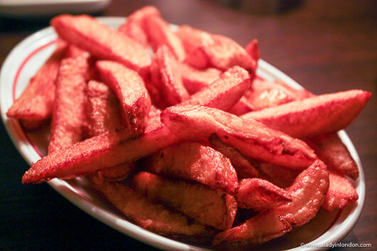 French Fries at MASH restaurant in London