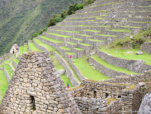 Inca ruins in Machu Picchu