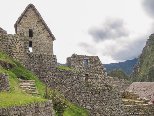 Inca ruins in Machu Picchu, Peru