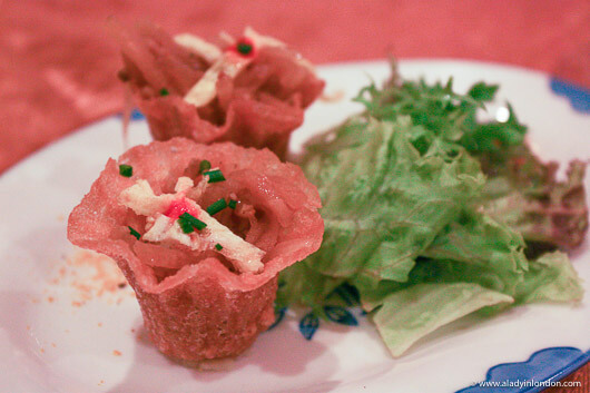 Kuih Pie Tee at The Majestic Hotel in Malacca