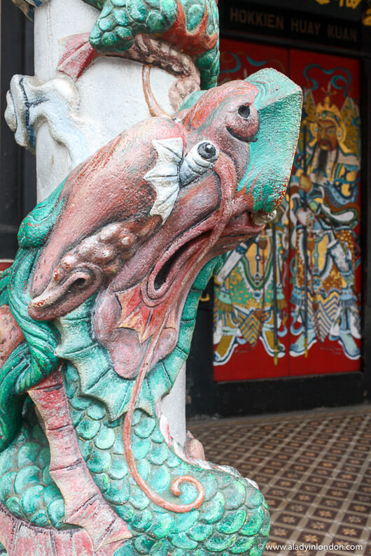 Dragon on a Temple in Malacca