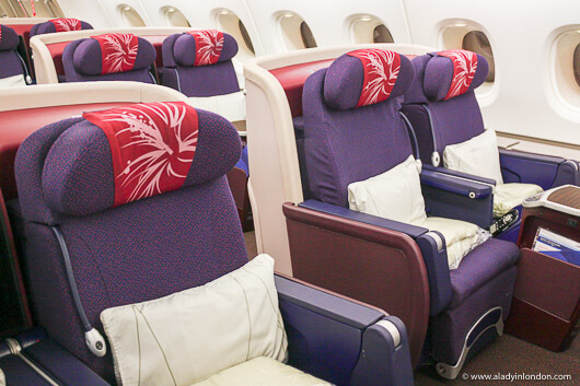 Malaysia Airlines Business Class Seats on the A380 Plane
