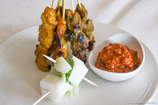 Malaysia Airlines Satay in Kuala Lumpur