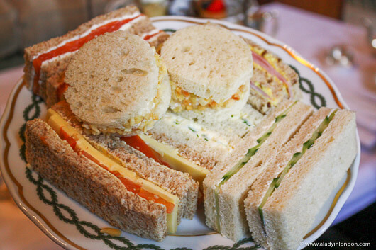 Tea Sandwiches at The Milestone Hotel in Kensington