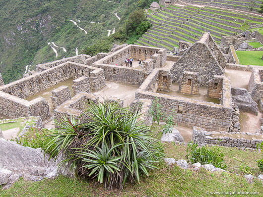 Inca ruins in Machu Picchu
