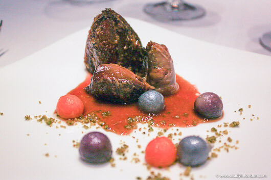 Pigeon at Ametsa Restaurant in London
