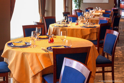 Restaurant in the Grand Hotel San Marino