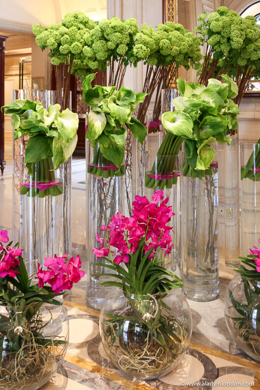 Romantic Paris Flowers at the Four Seasons Hotel George V