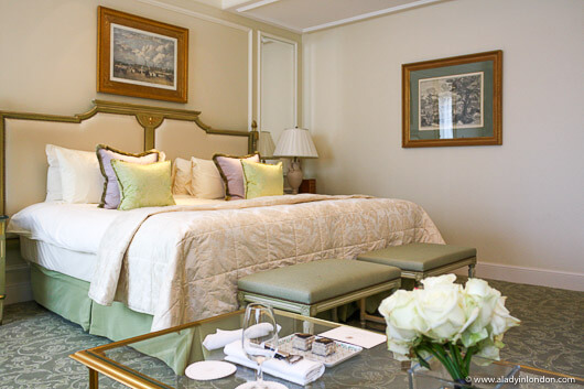 Room at the Four Seasons Hotel George V in Paris