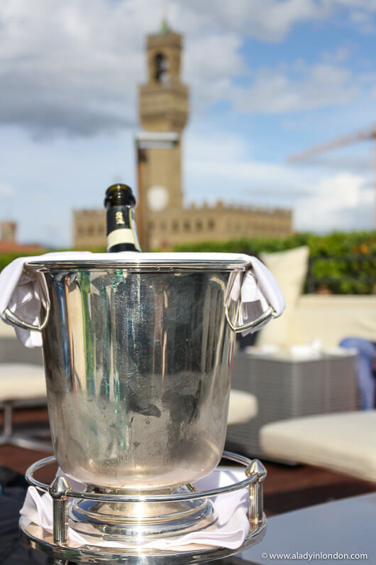 Rooftop bar in Florence, Italy