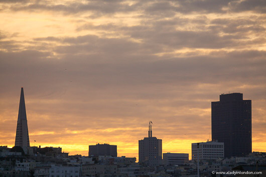 San Francisco Sunrise Skyline