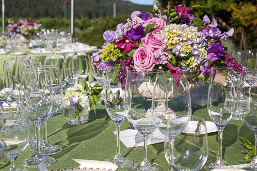 Sonoma Winery Wedding Table at St Francis Winery
