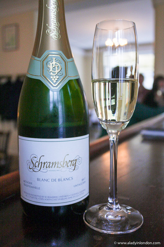 Schramsberg Blanc de Blancs sparkling wine