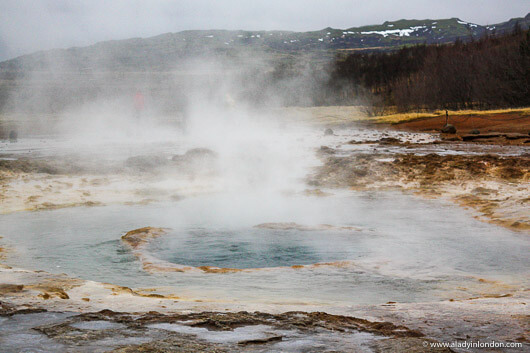 Strokkur geyser in Iceland