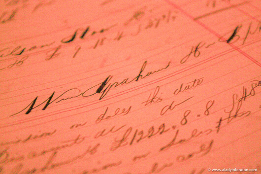 Wine ledger in Vila Nova de Gaia, Portugal
