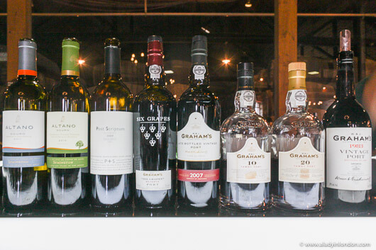 Wine bottles in Vila Nova de Gaia