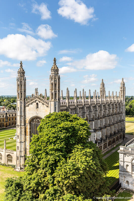 View of Kings College Chapel, Cambridge