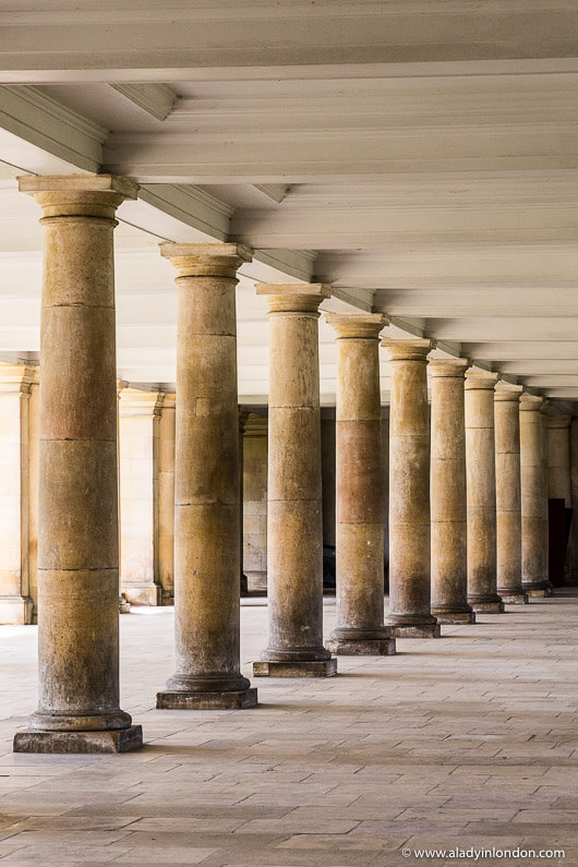 Columns at Trinity College, Cambridge