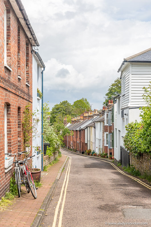 Street in Lewes, Sussex, England